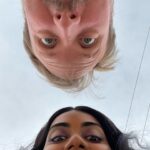 Megan Suri Instagram - Turns out being a goth girl in the middle of New Mexico is actually the most fun I’ve ever had. @peacock #PokerFacePeacock