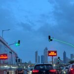 Megha Chowdhury Instagram - Bom ‘ey 🌇 Downtown scenes with skyline views & city hues.✨ #mumbai #citylights #downtown #exploring #cityscape