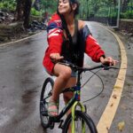 Megha Ray Instagram - Had an awesome day today 🫠 #nature #bicycling #mumbairains #favoritetimeoftheyear