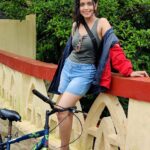 Megha Ray Instagram - Had an awesome day today 🫠 #nature #bicycling #mumbairains #favoritetimeoftheyear