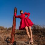 Megha Ray Instagram - I could say this is a magazine cover photoshoot, no?💅🏻 Had been in my head since February. Finally happened! A blog post and BTS vlog coming your way soonest ✨ Photography by the super talented @sushant.junnarkar 🌹 #fashionstatement #littlereddress #fashionphotography #reddress #colourpop #paintthetownred #indianfashionblogger #ruffledress #magazineeditorial #magazinecover #fadhioneditorial #colorpalette #constrast #blueaesthetic #redaesthetic #indianblogger #indianactor #creativephotoshoot #redcarpetfashion
