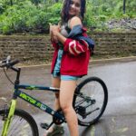 Megha Ray Instagram - Had an awesome day today 🫠 #nature #bicycling #mumbairains #favoritetimeoftheyear