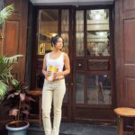 Megha Ray Instagram - A quaint café, great coffee, delicious french toast, cute cats, books, art and brilliant company - what could possibly go wrong? What a lovely afternoon I had with my loveliest @bhaktidmaniar 🤍 We just went with the flow :) I'm so glad my female friends make sure I have some pictures on a day out. #coffeeandbooks #cafelife #catsandcoffee lol.