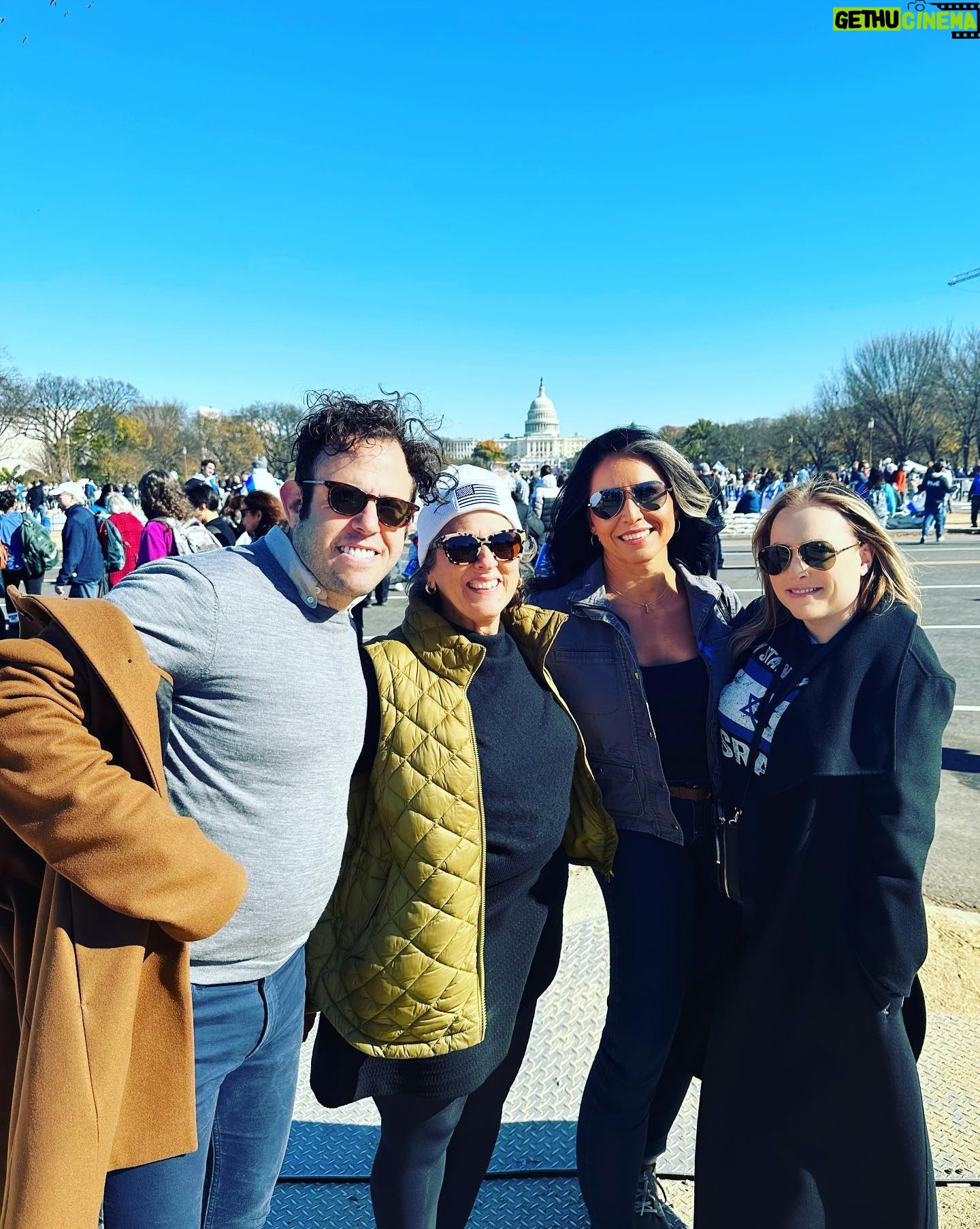 Meghan McCain Instagram - Am Yisrael Chai. Stand against antisemitism and with Israel yesterday, today, tomorrow - always. We love you. ๐บ๐ธ๐ฎ๐ฑโฅ๏ธ #bringthemhome #freethehostages #marchforisrael @dkrauthammer @tulsigabbard @jkirchick @jdch2