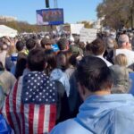 Meghan McCain Instagram - A beautiful, peaceful community coming together in historic numbers (300,000!!) supporting Israel and our Jewish brothers and sisters in their time of need against the poison of antisemitism and Islamic extremism. It was a day filled with American flags, joy, dancing, music, bipartisanship and patriotism - a complete juxtaposition to the other side. Incredibly honored to be at the march today, I will absolutely never forget it.. #bringthemhome #releasethehostages #standwithisrael #marchforisrael 🇺🇸🇮🇱♥️