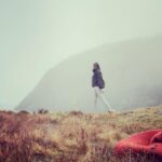 Meghan Ory Instagram – Into the mist… #fog #blonde #nature