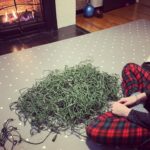 Meghan Ory Instagram - Happy new year! 🎊 😅🤪 @johnny_reardon_ did most of it #lights #tangled #easypeasy