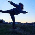 Meghan Ory Instagram – I don’t know…Yoga? And love @johnny_reardon_