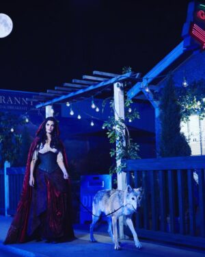 Meghan Ory Instagram - Still can’t believe it’s been 10 years since #onceuponatime aired. So wild. #oncers #littleredridinghood #wolves #IFeelOld 😂