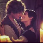 Meghan Ory Instagram - Awww #fbwhatdayisit #merlinsapprentice and @johnny_reardon_ soooo much kissing -right @teganbmoss 😹😹 #truelove