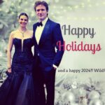 Meghan Ory Instagram - Sending love to all during the holiday season. From all of us to all of you @johnny_reardon_