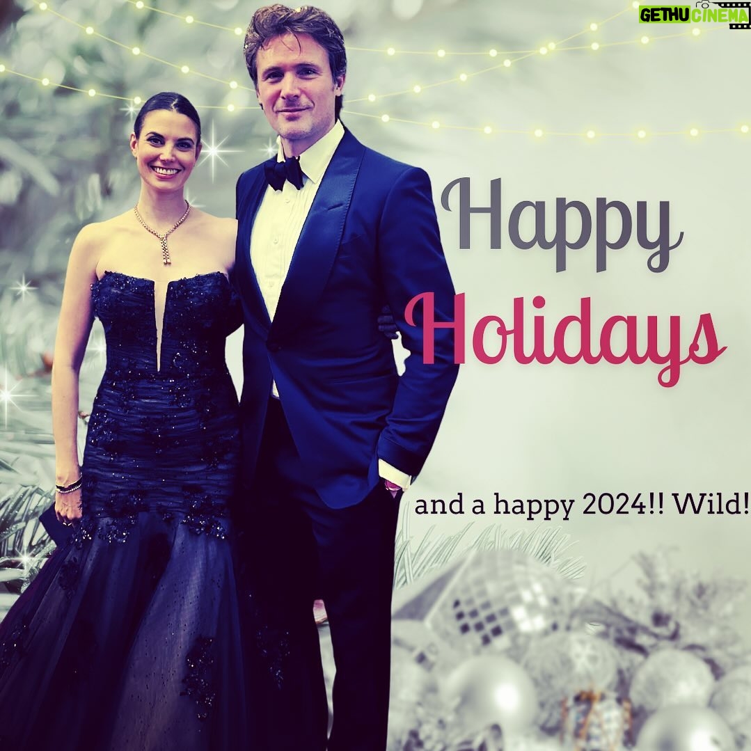 Meghan Ory Instagram - Sending love to all during the holiday season. From all of us to all of you @johnny_reardon_