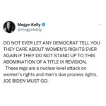 Megyn Kelly Instagram - SHAME ON YOU JOE BIDEN.