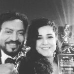 Meher Vij Instagram – Glad I found this picture— ❤️
As a passionate artist I shall always remember u for inspiring me and lot of us in many ways – – 
#memories #specialmoments #glory #restinpeace #mehervij #starscreenawards2017 #irfankhan #legend #cinema #bollywood #salute #missing #rip #kokodiaries