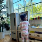 Mekia Cox Instagram - How it’s going…vs how it started 👩🏽‍🍳 Baby “kitchen renovation” edition! Our little chefs kitchen upgrade 😜