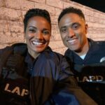 Mekia Cox Instagram - This guy right here!!!! Me and @bro_beastmode have known each other since we were in middle school and we FINALLY got to work together in last nights episode. He’s a dope stuntman/dancer/human being. Much love to you Josue!!! 🙌🏾❤️🙌🏾 #therookieabc #tuskawillamiddleschool #lakehowellhighschool
