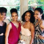 Mekia Cox Instagram - 1736 for life! ❤️🙌🏾❤️ Repost from @preciousmoses • The 4 of us came to Florida State University in ‘99 knowing absolutely NO ONE but we found each other that fateful year and have been as thick as thieves since then. 20 yrs #happybestfriendsday #1736 #FSU #family @tjanene320 @scribblerhicks