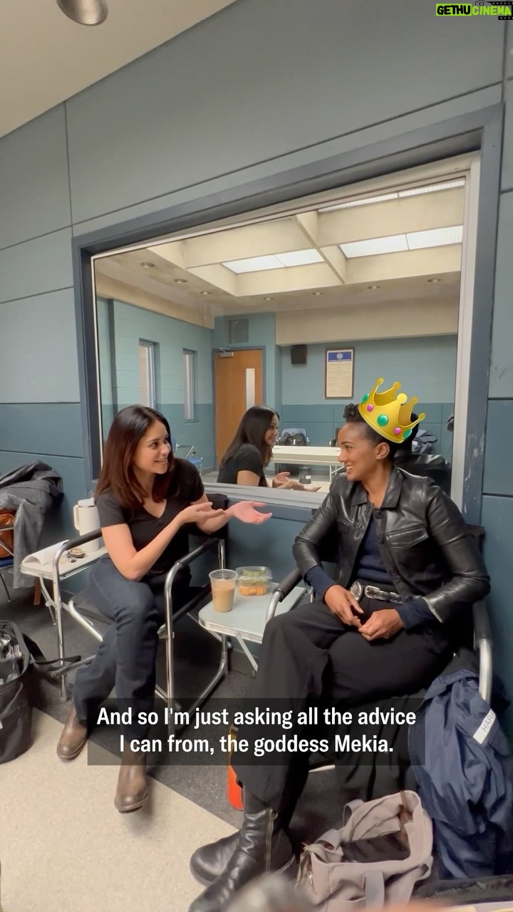 Mekia Cox - 33.2K Likes - Introducing Mom Moments, a series where @alydiaz and @mekiacox keep it real on the set of #TheRookie 👏