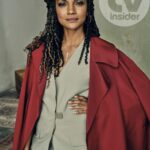 Mekia Cox Instagram – Much thnx to @tvinsider 🙏🏾 @therookieabc #therookie

Pants Suit: Visning
Coat: @lafayette148ny
Earrings: @jennifermillerjewelry
Bangles: @dinosaur_designs
Shoes: @lesilla
Rings: @simongjewelry
Sunglasses: Bottega Veneta