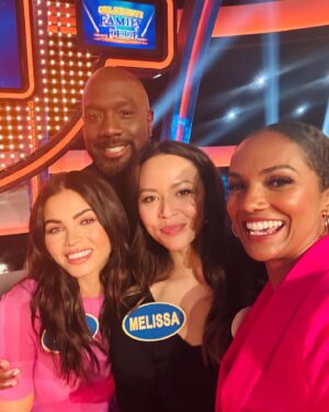 Mekia Cox Instagram - FAMILY FEUD!!! Had fun with these guys last night! @therookieabc #therookie