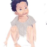 Mekia Cox Instagram - My little one wondering. Did a little drawing last night. Realized how much I missed it. #imissdrawing #sketch #sketchlife