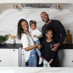 Mekia Cox Instagram - Cheers to a fresh new start in our beautifully renovated kitchen! It’s been a lonnnng time coming and we couldn’t be happier with the results. ☺️ Much thanks to Mil and Eli Kikos at ME Design group (They are awesome)….also, don’t ever have water damage caauuuse it’s the worst. 😵‍💫