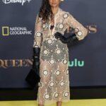 Mekia Cox Instagram - QUEENS!!! @natgeo A docuseries by Queens for Queens featuring some of the fiercest Queens in the Animal Queendom. 👑 🙌🏾 ❤️ Want to give a special shout out to @beaufille for this gorgeous outfit as well as thank my girl @ikonnie for always slayin some makeup also absolutely love @paulandrew (shoes), @alexisbittar (bangle), @medeasisters (handbag) and @simongjewelry (ring) #QUEENS #queensnatgeo