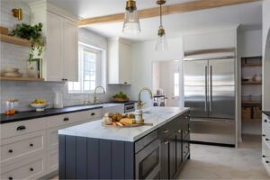 Mekia Cox Instagram - Cheers to a fresh new start in our beautifully renovated kitchen! It’s been a lonnnng time coming and we couldn’t be happier with the results. ☺️ Much thanks to Mil and Eli Kikos at ME Design group (They are awesome)….also, don’t ever have water damage caauuuse it’s the worst. 😵‍💫