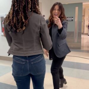 Mekia Cox Instagram - See what TikTok makes you do!? I haven’t moved like this in YEARS and Jenna is movin like this PREGNANT!! How!?!?! 🤯 #jacksondancerduo @therookieabc #ThisIsIt