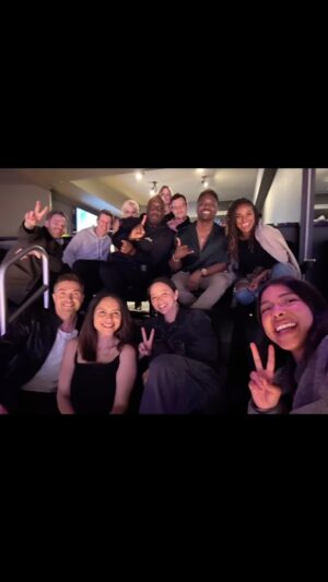 Mekia Cox Instagram - Fun night out with the cast! @therookieabc #lakergame