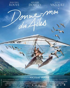 Mélanie Doutey Instagram - Hâte de vous montrer Donne moi des ailes de #nicolasvanier avec @jeanpaulrouve #louisvasquez @liloufogli @radar.films @sndfilms sortie le 9 octobre
