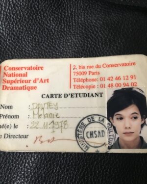 Mélanie Doutey Instagram - Souvenirs du Cons #merveilleuseecole  @cnsad_paris @danielmesguich #marcelbozonnet