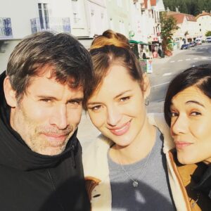 Mélanie Doutey Instagram - Tournage avec la divine @louisebourgoin_ le merveilleux @jalillespert pour le film de #raphaeljacoulot de l #lenfantreve