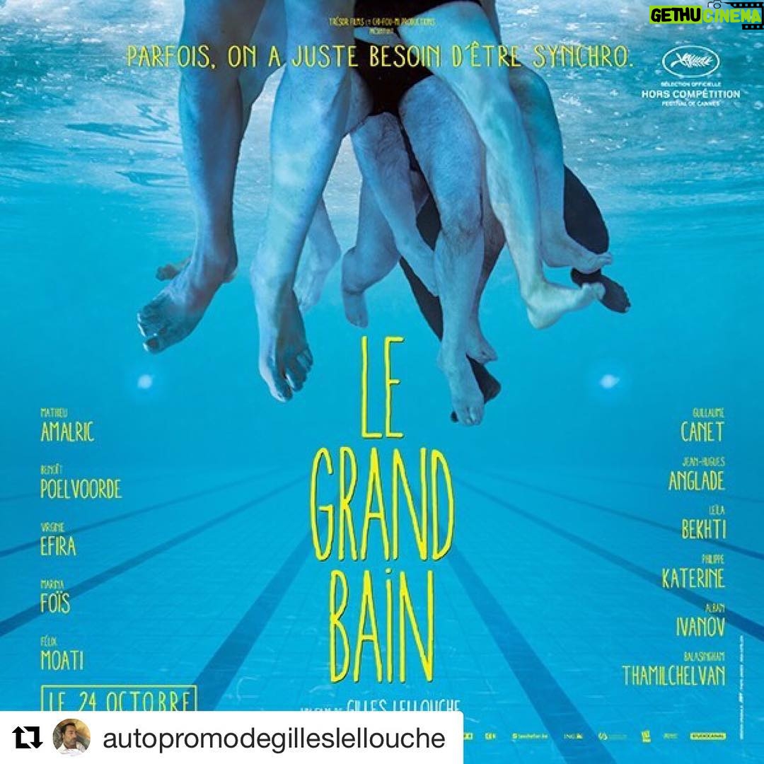 Mélanie Doutey - 1.7K Likes - Fière !!!!!!!! #legrandbain @autopromodegilleslellouche #selectionofficiellecannes #cannes2018