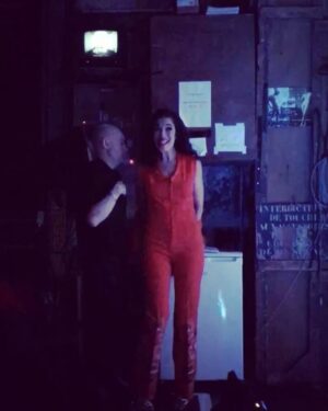 Mélanie Doutey Instagram - On fait tomber la veste #nominationauxmolieres #backstage #douceamere #michelfau @david_kammenos #christophepaou @remylaquittant @qperso @bouffesparisiens