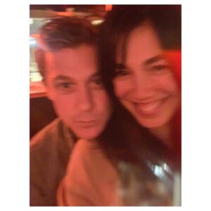 Melanie Vallejo Instagram - A long overdue blurry night out with this guy @matkingston 
Huge congrats to @shadon_meredith & @ameliajanereid on their brilliant show #waiting. Thank you for putting tears in our eyes and love in our hearts.