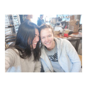 Melanie Vallejo Instagram - An extremely rare sight: 
two actresses struggle to find the camera 📸
.
.
Non stop giggles with my lady love 💕