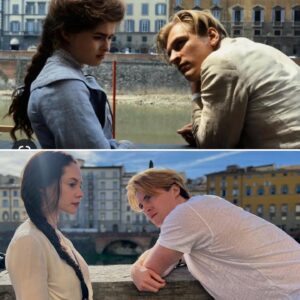 Melanie Zanetti Instagram - @thomlark and I doing our best ‘A Room With A View’ in Italy last year at the exact spot the original still was taken.✨