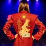 Melanie Bracewell Instagram – Okay a moment for the SUIT! I got this custom made for the show by @reignerclothing and I’m obsessed!! The details!! The sparkle! The fit! Thanks to @nickmickpics for capturing the beauty in these pics.

It’s your last chance to see the suit/show this week.