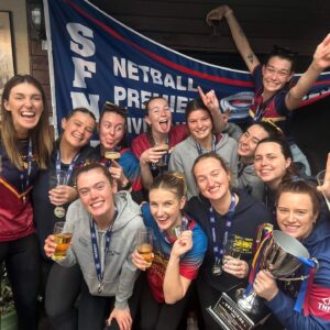 Melanie Bracewell Instagram - 2023 was very wild. got invited to perform at the biggest comedy festival in the world, won a Logie, met the prime minister,  got to meet some LA pals,  filmed my first comedy special, hosted the nz comedy gala (and sung the National anthem after, @benmacgougan not keen) got to do taskmaster, but most importantly…. BACK TO BACK NETBALL PREMIERS BABY. 🏆