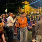 Melanie Bracewell Instagram – They had “snow” falling down after the Groundhog Day premiere in Melbourne last night. I tried to embrace it like the movies but my arms are too long so I just ended up smacking a stranger. P.S the show was excellent ya gotta see it
