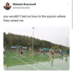Melanie Bracewell Instagram – getting hypothermia and tearing a quad, average Saturday morning