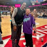 Melanie Bracewell Instagram – Just three basketball legends hanging out.