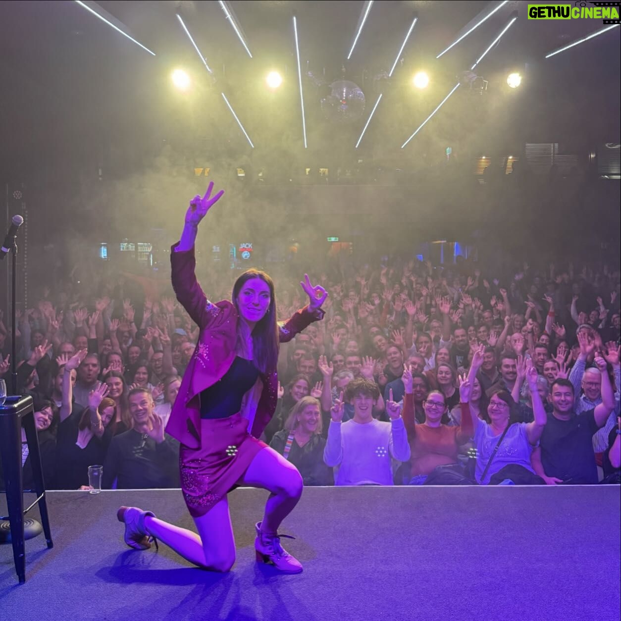Melanie Bracewell Instagram - My Melbourne run is DONE. 22 nights in this massive room, with the best audience responses I’ve ever had, and the most tickets I’ve ever sold (over double last run). Dream festival! Next up, Brisbane, Perth, Sydney, Newcastle, Auckland and Wellington! Tickets selling fast 🔥
