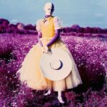 Melanie Gaydos Instagram – Tim Walker for @i_d 💜🩷💛🩷💜