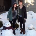 Melanie Lynskey Instagram - This eleven year old photo is still one of my most loved pictures of me and my sister Millie. Happy birthday, FP. I have loved you since the moment you were born (yes I was there) and I just love you more and more every day. I am so proud of you, you are the strongest, kindest person, the best advice-giver, so enormously helpful (Assister!) and so very fun. You are so wonderful with all the kids, which is why you are Smoosh’s second favourite family member, after Ellie of course, which honestly we can’t argue with. I can’t wait for so many more years of silently communicating, laughing at things nobody understands (highlighter story!), and having the kind of sitting on the couch visits with each other that confuse customs officials when they ask what we did with our holiday. You are the best sister, the best daughter, the best partner, the best friend, and the best dog mum (seriously, dogs, that’s who you want to be adopted by). I love you so so much. 💖 FEM aka Bossister