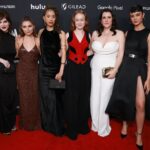Melanie Lynskey Instagram – Thrilled to report that @yellowjackets won a @glaad award last night and that our entire cast remains insanely gorgeous and so fun and kind. What a joy to see them and our amazing showrunners. So excited to go back to work!! 
Thank you @marcusrfrancis for this glamour girl sexy hair!
Thank you @kmannmakeup for this lovely makeup look. I felt so pretty
Thank you @nailsbyshige for the perfect pink manicure for both me and my daughter 💖 you are such a love
Thank you @misha_rudolph_stylist for putting together this look and this amazing jewellery 
The only record I have of me and Jason together is this video we made of us telling our daughter that we love her. 
GLAAD is such an amazing organisation and the room was so raucous and fun and filled with love 🌈🌈🌈