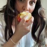 Melanie Lynskey Instagram – “I gotta take a picture of you eating this apple!!” – my 4 year old