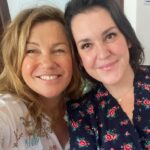 Melanie Lynskey Instagram - Just wanted to say happy (American) birthday to this absolute treasure. I was lucky enough to work with @robynjmalcolm at the end of last year. At the beginning I was so nervous and just hoping she’d like me - I have been awed by her talent for decades now- but by the end of the shoot we were getting matching tattoos together (which I’ve never done with anyone) and I knew I had a sister for life. This woman is so ferociously talented, so brilliant, has such incredible access to her emotions and cannot be anything other than deeply truthful in her work, as well as in her life. She’s an amazing mum, an amazing friend, a ridiculously talented artist and all-around a beautiful woman who I hope to work with again and again. I love you Robyn, I love you at 5am at work on a Monday when we can barely speak and I love you at 7pm on a Saturday with one of your perfect gin and tonics when we can’t stop chatting. I can’t even tell you how much I miss you 💖 happy birthday beautiful friend (Second picture is when we realised we had worn the exact same @agentprovocateur bra to work that day)