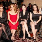 Melanie Lynskey Instagram – Oh my gosh- thank you so much @csiriano for inviting me to sit in the front row of your beautiful show. It was so gorgeous and inspiring and the dinner and after party were too much fun. Christian makes everyone feel loved and welcomed. As always I didn’t take enough photos but I’ll remember this night forever. So fun to get to spend time with the most incredible group of fun, fierce and talented women. 
Thank you to @misha_rudolph_stylist for styling and posing with me on the beautiful stairs of the plaza
Thank you to @helenreavey for the sexy hair, @genevieveherr for beautiful makeup and @pattieyankee for perfect manicure. And to all for the chats and lovely time hanging out with me and memaw who was visiting (@yasbeckamy)
This @joshlevkoffjewelry was incredible
Feeling very lucky 💖💖💖